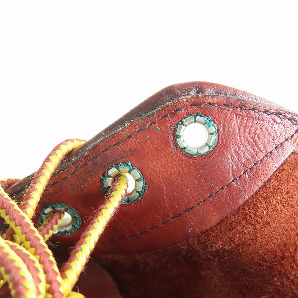 実際に弊社で買取させて頂いたRED WING/レッドウィング プレーントゥ ブーツ 9105/9.5Dの画像 8枚目