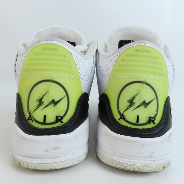 実際に弊社で買取させて頂いたFRAGMENT DESIGN×NIKE/フラグメントデザイン×ナイキ AIR JORDAN 3 エアジョーダン3 DA3595-100/27の画像 1枚目
