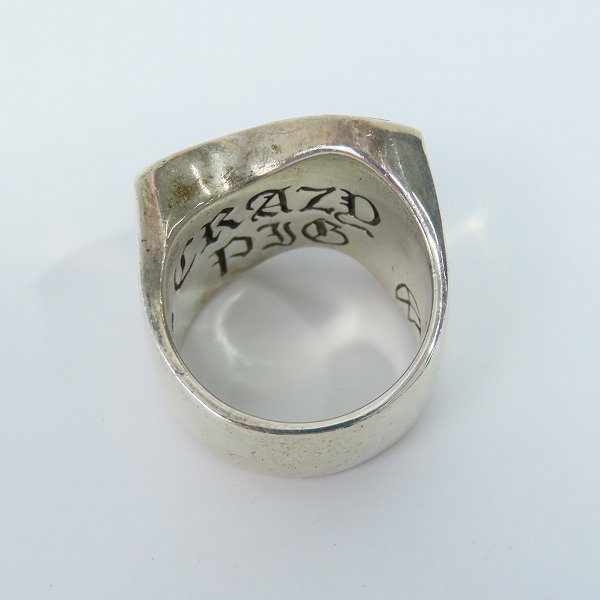 実際に弊社で買取させて頂いたCRAZY PIG/クレイジーピッグ ユニオンジャックジャックリング 20.5-21.5号の画像 5枚目