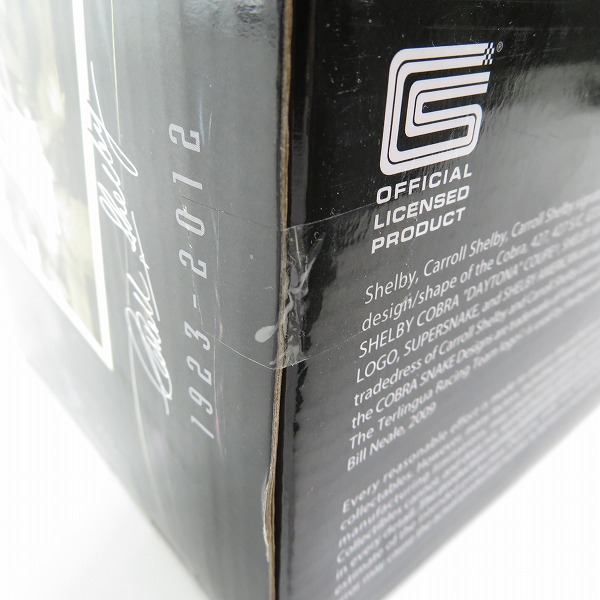 実際に弊社で買取させて頂いた【未開封】SHELBY COLLECTIBLES 1/18 1965 SHELBY COBRA DAYTONA COUPE/シェルビー コブラ デイトナ クーペ シルバー ミニカーの画像 7枚目