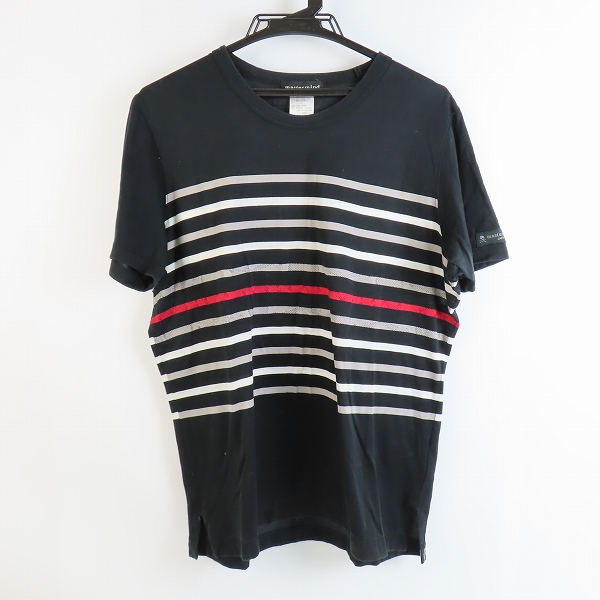実際に弊社で買取させて頂いたmastermind JAPAN/マスターマインド バックスカル/袖ロゴ ボーダー柄半袖Tシャツ MD2-TS76-C/L
