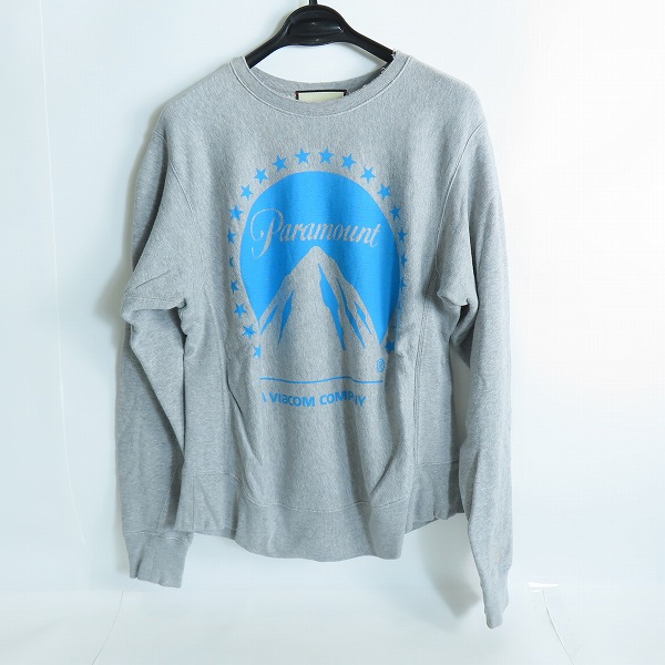 実際に弊社で買取させて頂いた【JPタグ】GUCCI×Paramount/グッチ×パラマウント ロゴ オーバーサイズ スウェットシャツ トレーナー 475373 X3P79/S