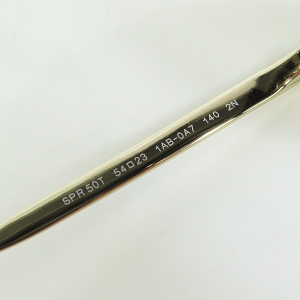 実際に弊社で買取させて頂いたPRADA/プラダ サングラス/アイウェア/SPR50T 54 23 1AB-0A7の画像 6枚目