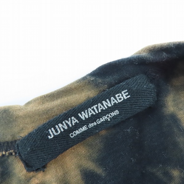 実際に弊社で買取させて頂いたJUNYA WATANABE COMME des GARCONS/コムデギャルソン タイダイブリーチ ノースリーブ カットソー JO-T008の画像 2枚目