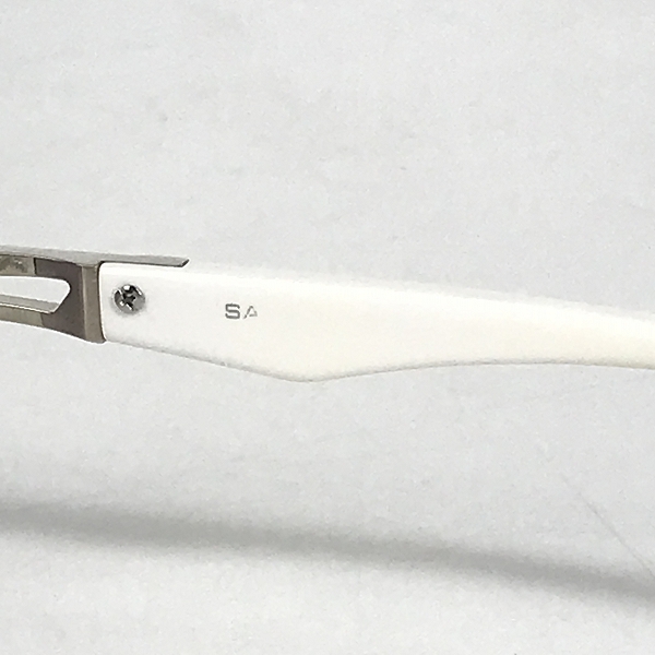 実際に弊社で買取させて頂いたSAMURAI SHO/サムライ翔 サングラス/アイウェア SS-T34 ホワイト×シルバーの画像 6枚目