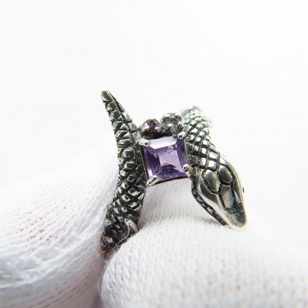 実際に弊社で買取させて頂いたBizarre/ビザール Ouroboros Collection Eternal/エターナルシルバーリング スネーク/蛇 10号の画像 7枚目