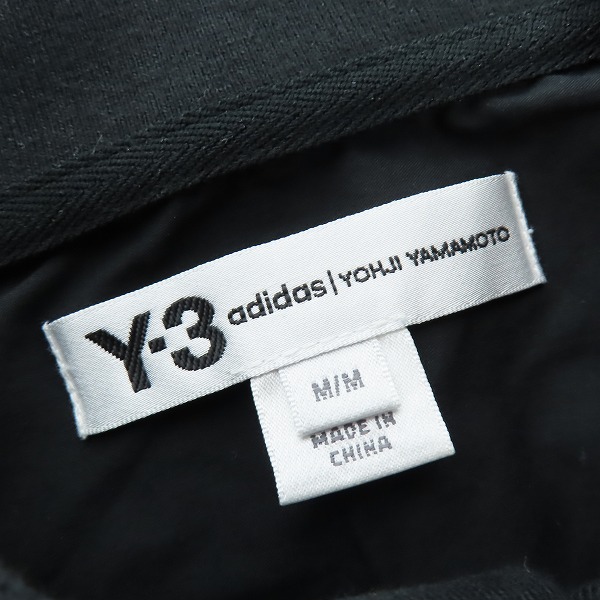 実際に弊社で買取させて頂いたY-3/ワイスリー ヨウジヤマモト×アディダス 20SS M SWM WOVEN POLO ハーフジップシャツ FN5714 Mの画像 2枚目