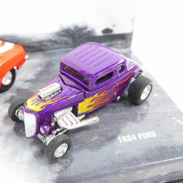 実際に弊社で買取させて頂いた100% HotWheels/ホットウィール MAIN STREET OF AMERICA Route 66 1969 CAMARO/カマロ 1934 FORD/フォード ミニカーの画像 3枚目