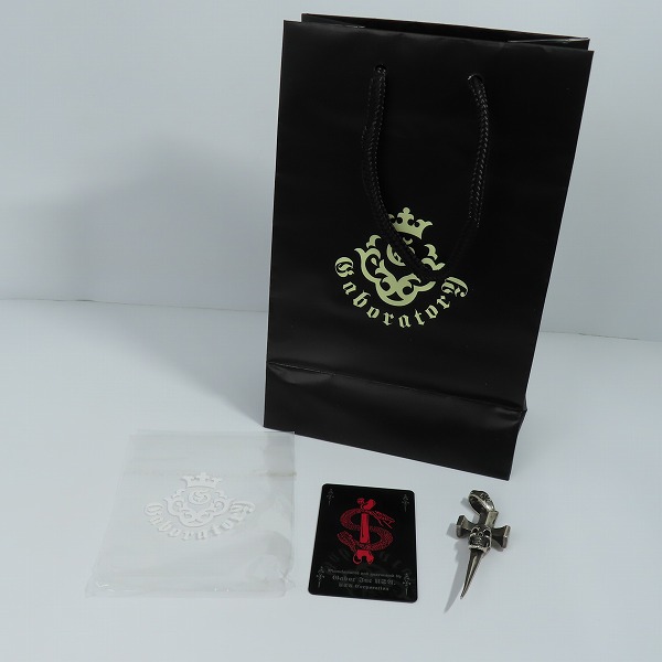 実際に弊社で買取させて頂いた【ギャラ付】Gabor/ガボール ギウサ シングルスカルダガー スクエアボトムペンダント/SKULL DAGGER SQUARE BOTTOM の画像 7枚目