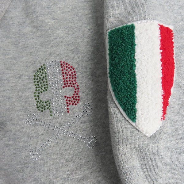 実際に弊社で買取させて頂いたHYDRGEN/ハイドロゲン zip up hoodie パーカー/XLの画像 4枚目