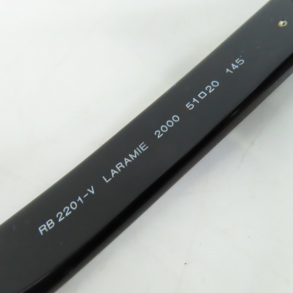 実際に弊社で買取させて頂いたRay-Ban/レイバン laramie/ララミー メガネフレーム/アイウェア RB2201-Vの画像 7枚目