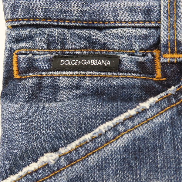 実際に弊社で買取させて頂いた【JPタグ】DOLCE&GABBANA/ドルチェ＆ガッバーナ /ドルガバ デニムパンツ G3S9FD/G8483/46の画像 6枚目