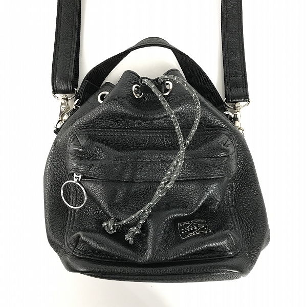 実際に弊社で買取させて頂いたPORTER/ポーター BALLOONSAC SENSUOUS レザー 巾着ショルダーバッグ 381-04644の画像 0枚目