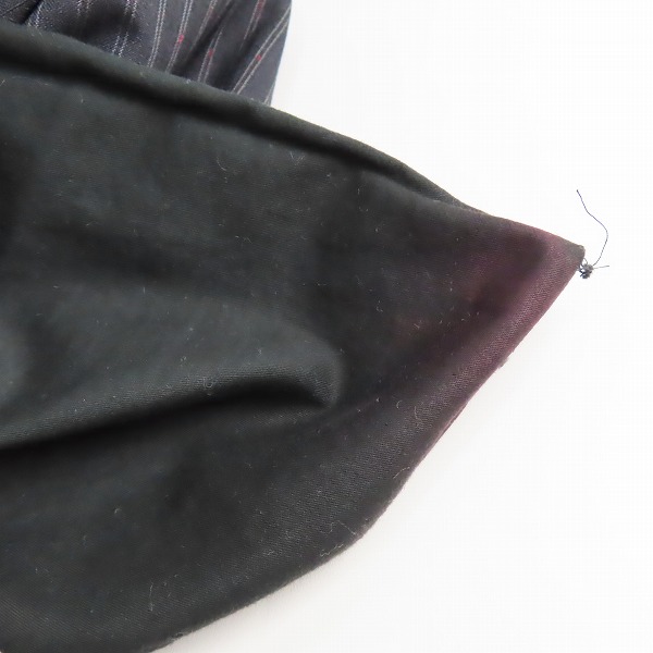 実際に弊社で買取させて頂いたVERSACE/ヴェルサーチ ストライプ スーツ ジャケット/パンツ/セットアップ/25WSVA/54の画像 7枚目