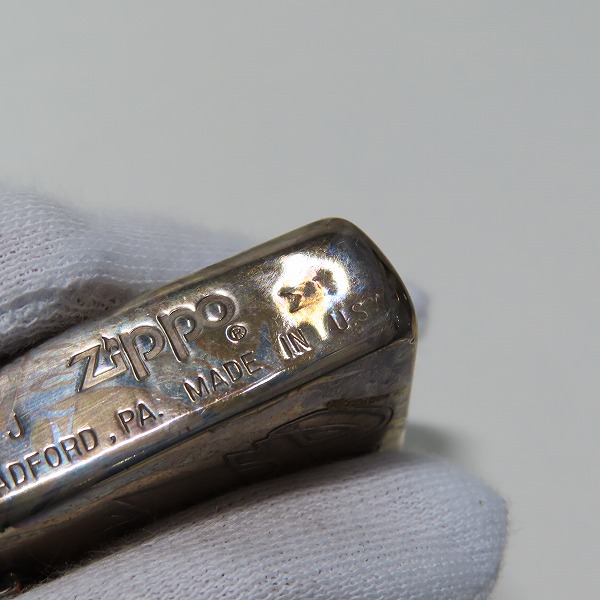 実際に弊社で買取させて頂いたZIPPO/ジッポー HARLEY DAVIDSON/ハーレーダビッドソン サイドメタル 95年製の画像 6枚目