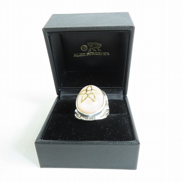 実際に弊社で買取させて頂いたALEX STREETER/アレックスストリーター エンジェルハートリング 18k チェリーブロッサム 桜/14.5号の画像 8枚目