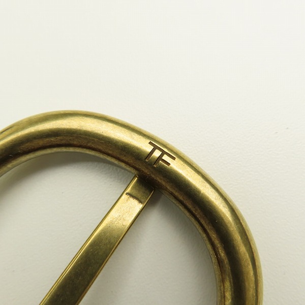 実際に弊社で買取させて頂いたTOM FORD/トムフォード レザーメッシュベルト/90の画像 4枚目