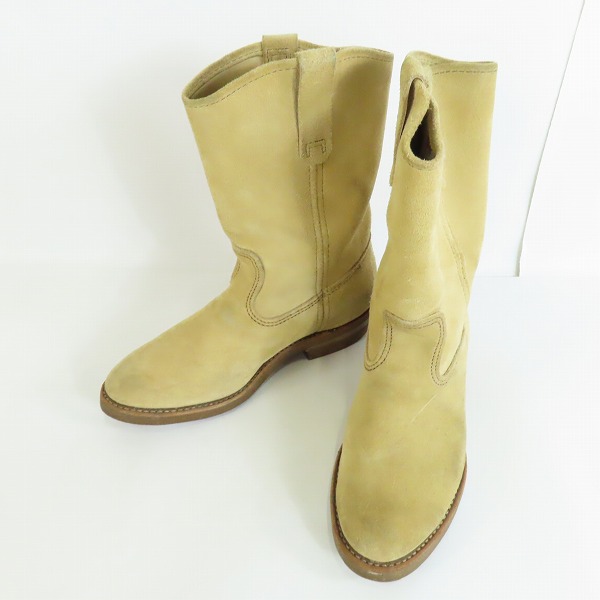 実際に弊社で買取させて頂いたREDWING/レッドウィング ペコスブーツ スエード 8156/8.5E