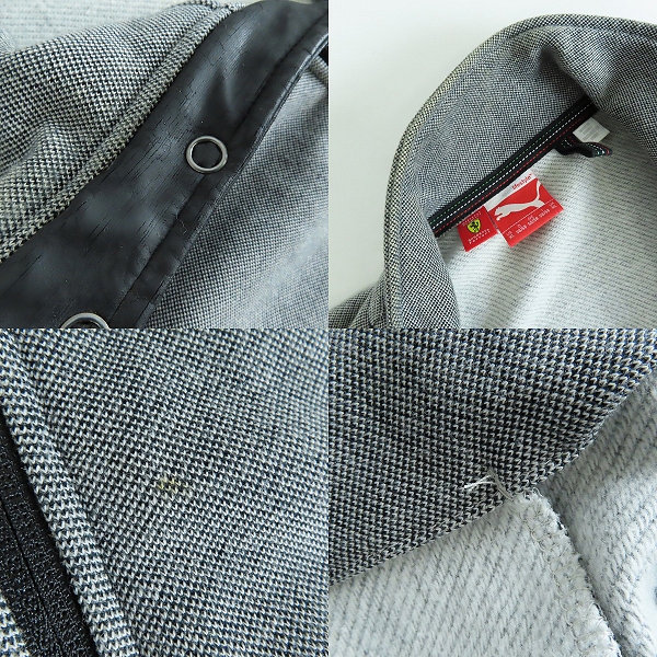 実際に弊社で買取させて頂いたPUMA×Ferrari/プーマ×フェラーリ ジップアップジャケット 560956 XLの画像 7枚目