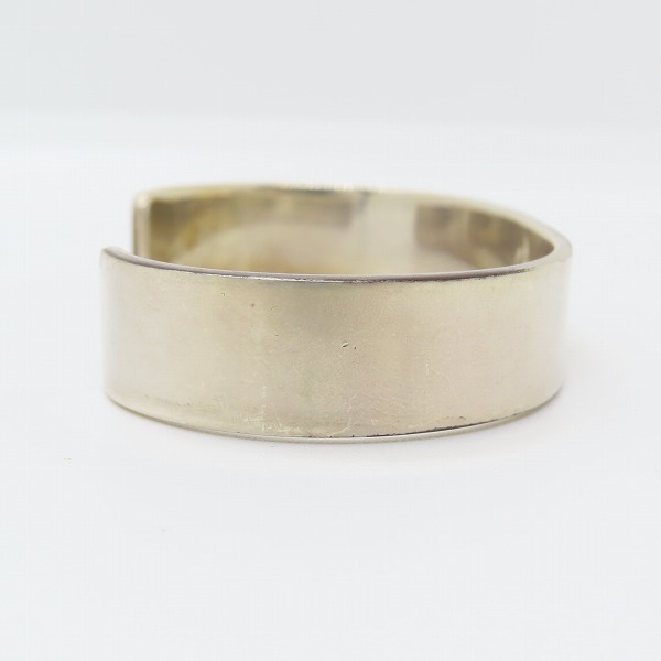 実際に弊社で買取させて頂いたFIRST ARROW'S/ファーストアローズ K18/SILVER 平打 プレーンバングル BR-001の画像 4枚目