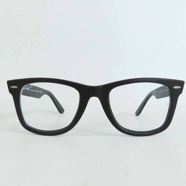 実際に弊社で買取させて頂いたRay-Ban/レイバン WAYFARER/ウェイファーラー メガネフレーム RB2140-F 901-Sの画像 1枚目