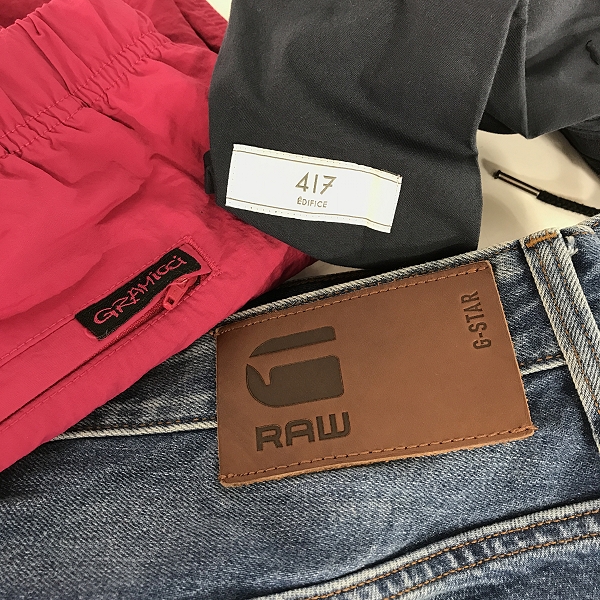 実際に弊社で買取させて頂いた【おまとめ】グラミチ/エディフィス/ジースターロウ 他 デニムパンツ/ショートパンツ/チノパン 等