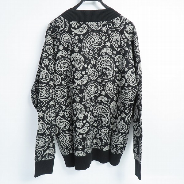 実際に弊社で買取させて頂いた【未使用】glamb/グラム 24SS Big Paisley Cardigan / ビッグペイズリーカーディガンGB0123/KNT02/Mの画像 1枚目