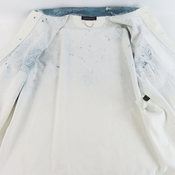 実際に弊社で買取させて頂いた【JPタグ】Louis Vuitton/ルイヴィトン 20SS モノグラム グラデーション デニムシャツジャケット RM201M QYZ HIS09W/XXLの画像 4枚目