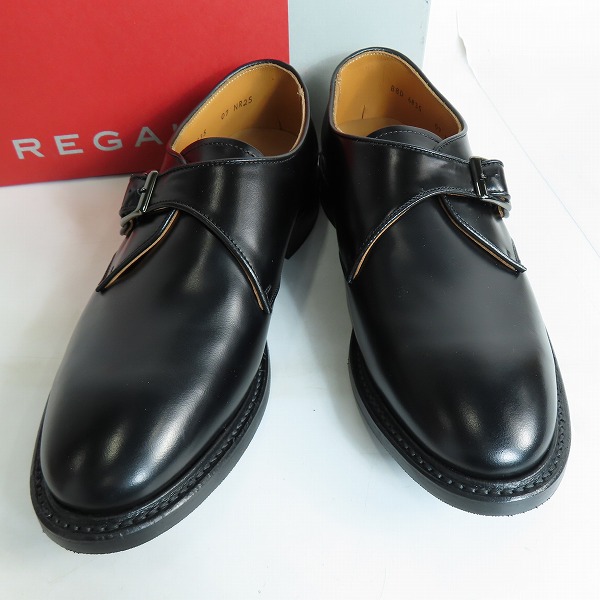 実際に弊社で買取させて頂いたREGAL/リーガル モンクストラップ ビジネスシューズ 07NR/25.0