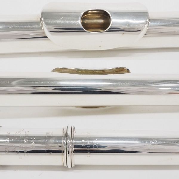 実際に弊社で買取させて頂いたYAMAHA/ヤマハ YFL-684/YFL684 フルート 管体銀製 インラインリングキイ  ハードケース・ケースカバー付の画像 2枚目