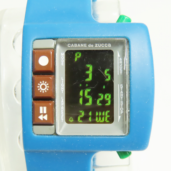 実際に弊社で買取させて頂いたCABANE de ZUCCa/カバンドズッカ デジタル ウォッチ W621-4000
