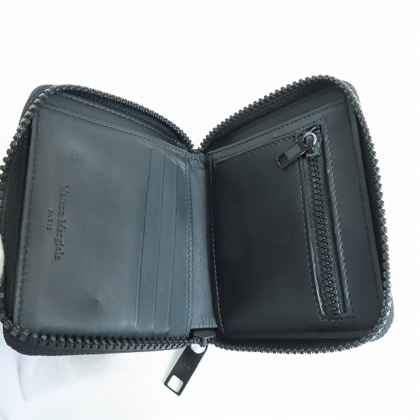 実際に弊社で買取させて頂いたMartin Margiela/マルタンマルジェラ ラウンドジップウォレット S55UI0197の画像 3枚目