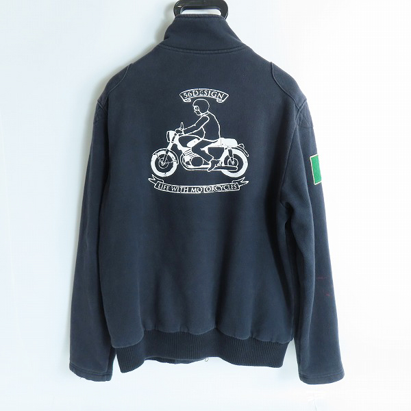 実際に弊社で買取させて頂いたHYDROGEN/ハイドロゲン H2J ジップアップジャケット/ブルゾン/Lの画像 1枚目