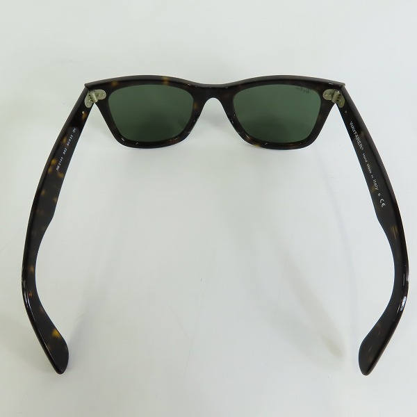 実際に弊社で買取させて頂いたRay-Ban/レイバン WAYFARER/ウェイファーラー サングラス/アイウェア RB2140 902の画像 3枚目