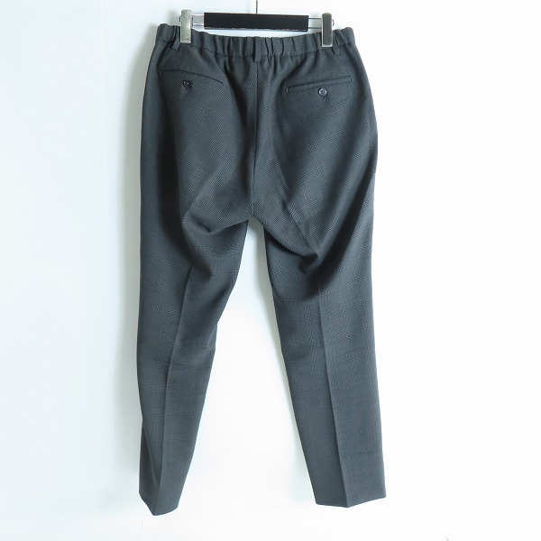 実際に弊社で買取させて頂いたTOMORROWLAND/トゥモローランド ウールチェック柄スラックスパンツ グレー系 WS019CU/Sの画像 1枚目