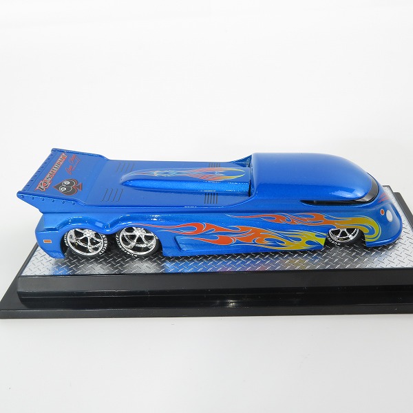 実際に弊社で買取させて頂いたKUSTOMCITY/カスタムシティ ARTIST PROOF SERIES EVO SS DRAG BUS FEATURED EDITION KANDY BLUE ミニカーの画像 3枚目