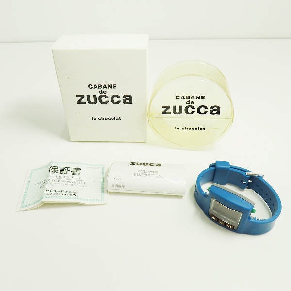 実際に弊社で買取させて頂いたCABANE de ZUCCa/カバンドズッカ デジタル ウォッチ W621-4000の画像 9枚目