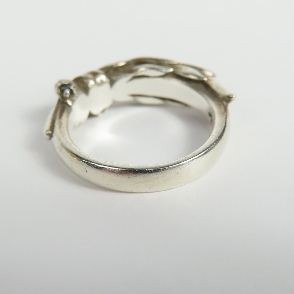 実際に弊社で買取させて頂いたKONRON/コンロン フェザー ストーン リング 9号の画像 4枚目