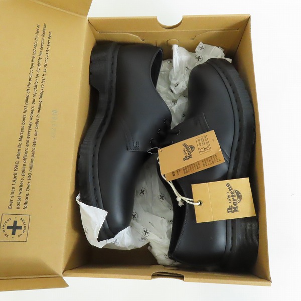 実際に弊社で買取させて頂いた【未使用】Dr.Martens/ドクターマーチン 1461 MONO 3EYE SHOE/3ホールブーツ 14345001/UK8の画像 7枚目