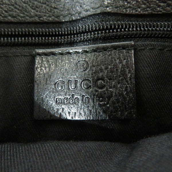 実際に弊社で買取させて頂いたGUCCI/グッチ GG柄 レザー ミニショルダーバッグの画像 6枚目