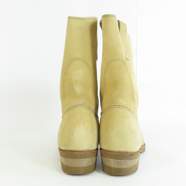 実際に弊社で買取させて頂いたREDWING/レッドウィング ペコスブーツ スエード 8156/8.5Eの画像 1枚目