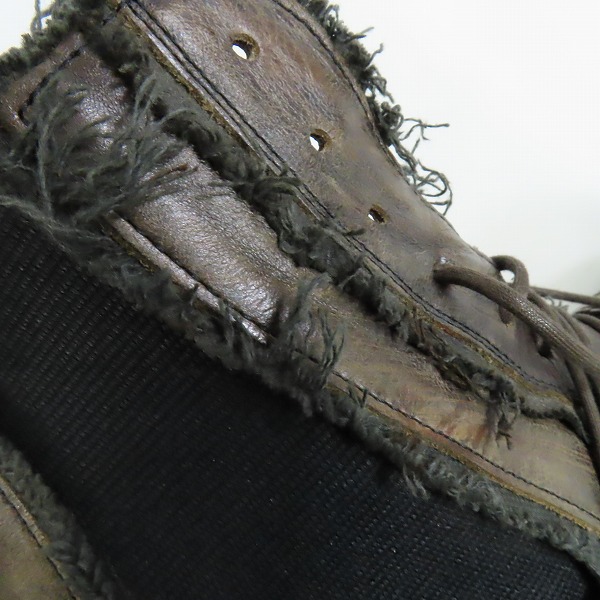 実際に弊社で買取させて頂いたalfredoBANNISTER/アルフレッドバニスター サイドゴア/レースアップブーツ/5011005001/43の画像 6枚目