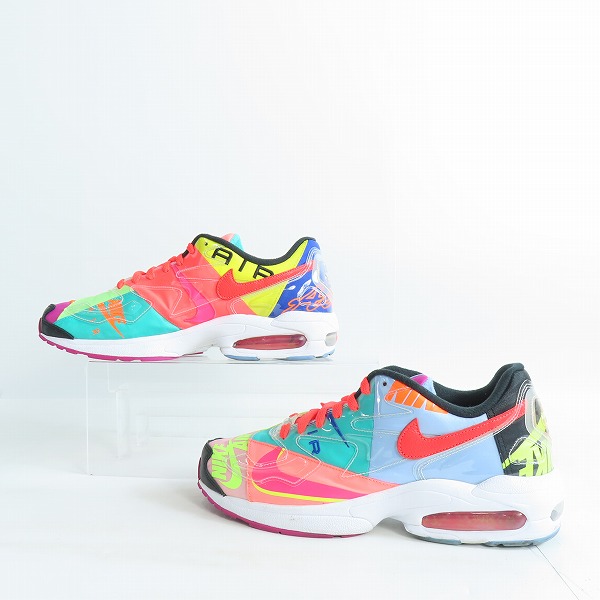 実際に弊社で買取させて頂いたNIKE×atmos/ナイキ×アトモス AIR MAX2 LIGHT QS/エア マックス2 ライト クイックストライク BV7406-001/29の画像 3枚目