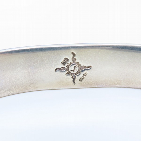 実際に弊社で買取させて頂いたFIRST ARROW'S/ファーストアローズ K18/SILVER 平打 プレーンバングル BR-001の画像 6枚目