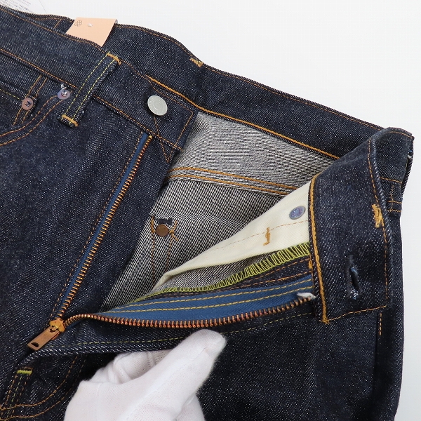 実際に弊社で買取させて頂いた【未使用】LEVI'S/リーバイス 501ZXX 復刻 日本製 ジッパーフライ デニムパンツ 2500本限定 54501-0117/W32L36の画像 4枚目