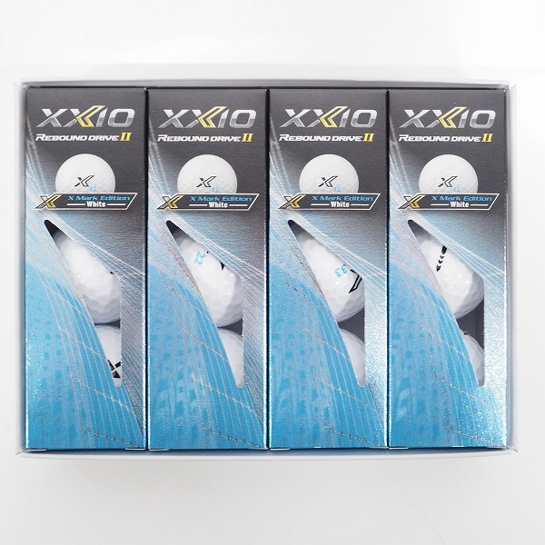 実際に弊社で買取させて頂いた【未使用】DUNLOP/ダンロップ XXIO/ゼクシオ REBOUND DRIVE Ⅱ/バウンド ドライブ 2 ゴルフボール ホワイト 1ダース 
