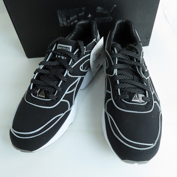 実際に弊社で買取させて頂いた【未使用】Puma/プーマ Trinomic R698 x ICNY Black-White メンズシューズ 358561-01/27.5