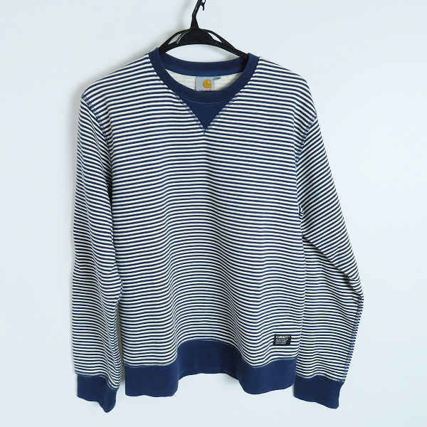 実際に弊社で買取させて頂いたCarhartt/カーハート Mingle Sweat ボーダー柄スウェット M