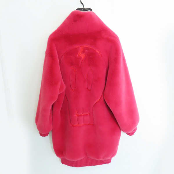 実際に弊社で買取させて頂いたHYSTERIC GLAMOUR/ヒステリックグラマー DIZZY&MILKY ファー ボアコート 01213AC01/FREEの画像 1枚目