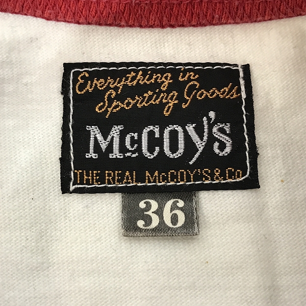 実際に弊社で買取させて頂いたTHE REAL McCOY'S/ザ リアルマッコイズ Tシャツ bucoミシガンモーターサイクル ASSN/36の画像 2枚目